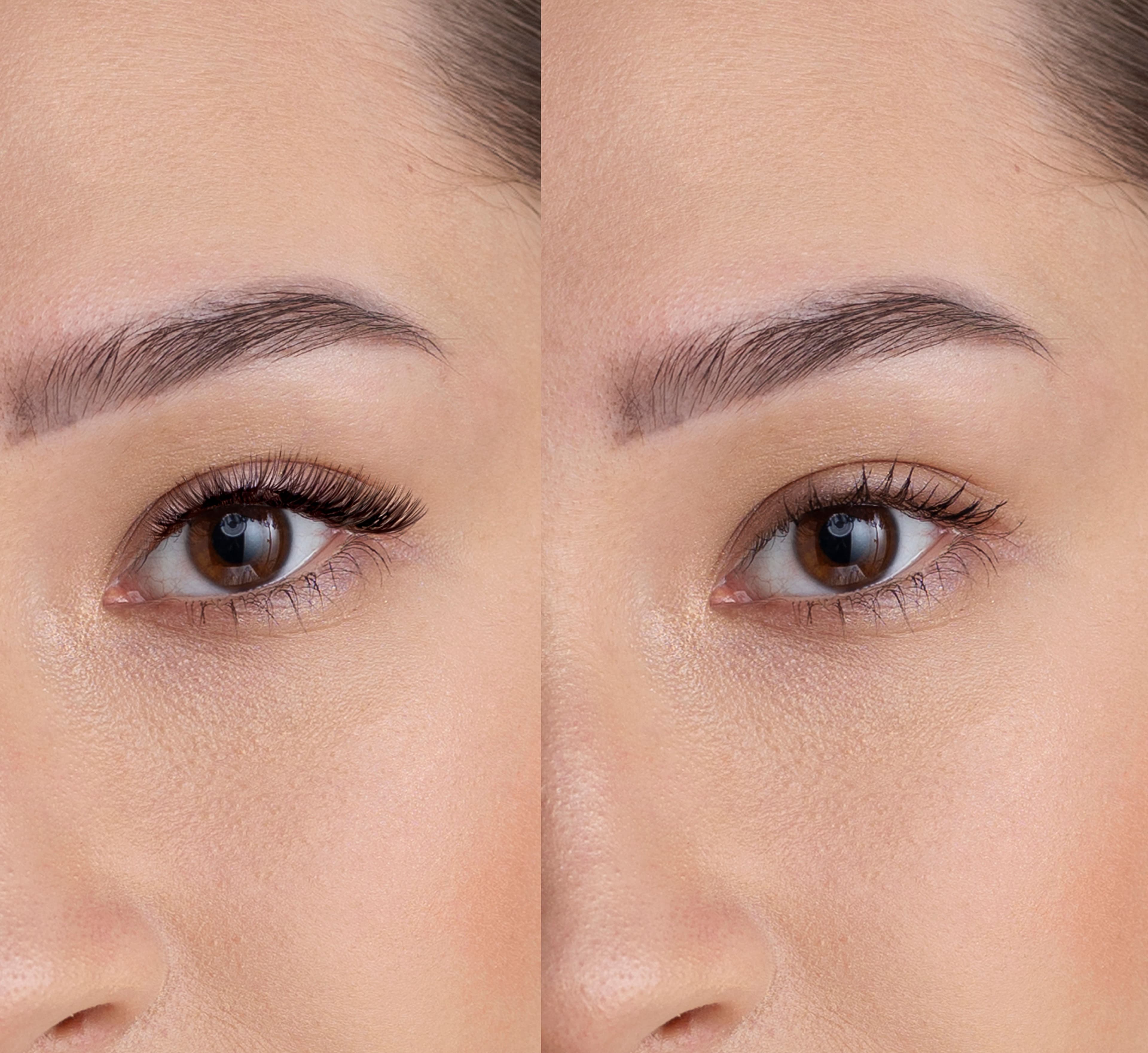 Natural brows refined with precision threading
