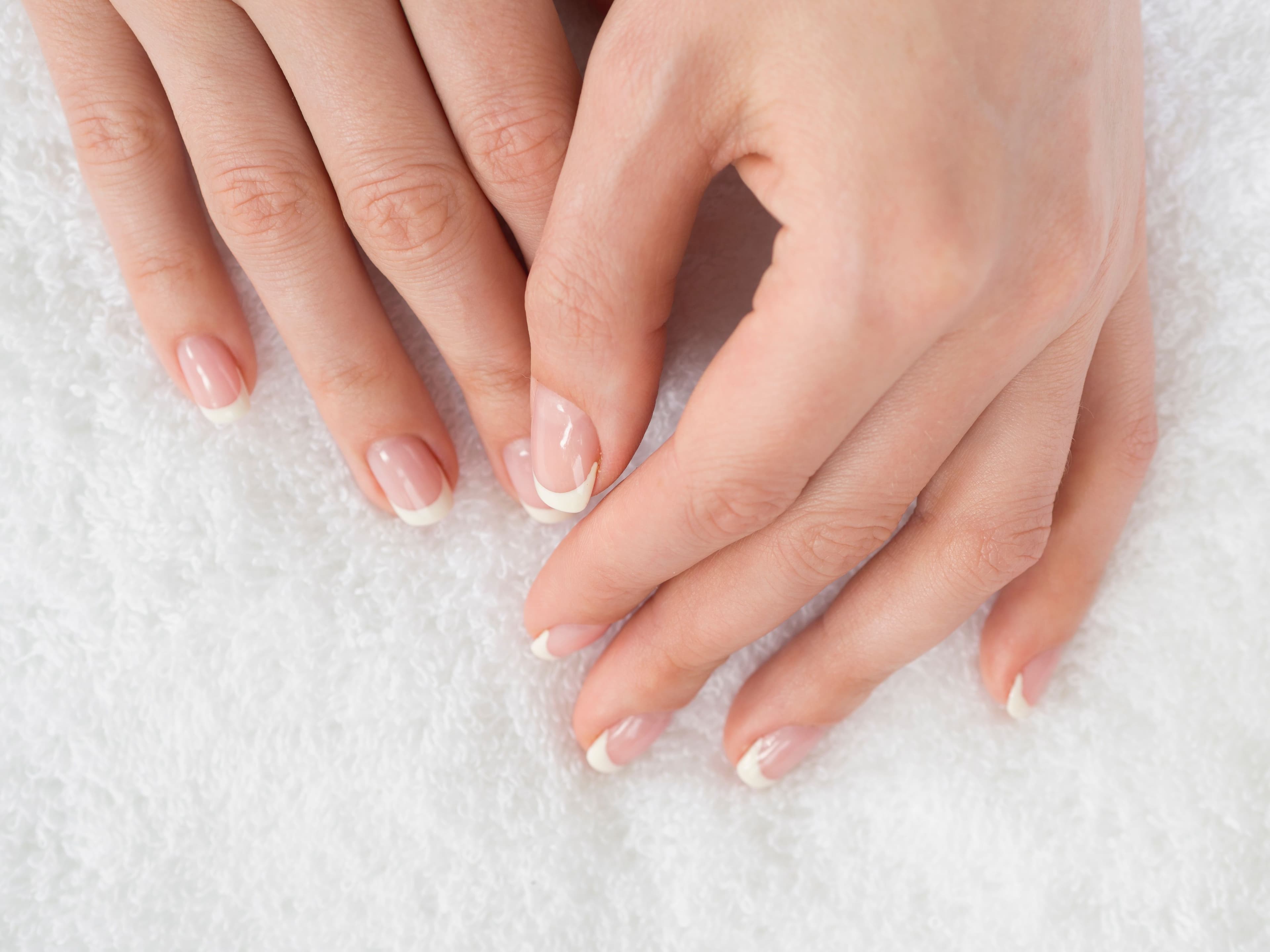 Well-groomed hands and nails
